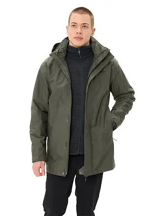 VAUDE | Parka de invierno para hombre Idris IV 3 en 1 con capucha |